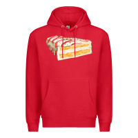 Red white christmas cake Premium Hoodie - FaDigitalArtStudio