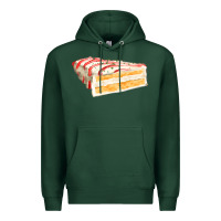 Sports Green white christmas cake Premium Hoodie - FaDigitalArtStudio