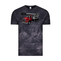 Cloud Black crane truck Vintage Tee - Artiststas