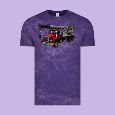 Crane Truck Vintage Tee Designed By Artiststas
