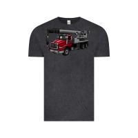 Vintage Black crane truck Vintage Tee - Artiststas