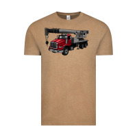 Vintage Coffee crane truck Vintage Tee - Artiststas