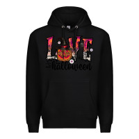 Black love halloween Premium Hoodie - CowhideDigitalArt