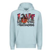 Blue Mist love halloween Premium Hoodie - CowhideDigitalArt