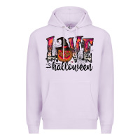 Lilac love halloween Premium Hoodie - CowhideDigitalArt