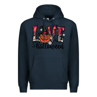 Navy love halloween Premium Hoodie - CowhideDigitalArt