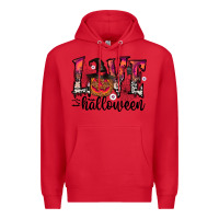 Red love halloween Premium Hoodie - CowhideDigitalArt