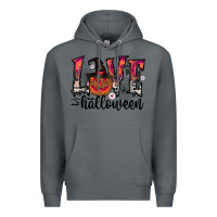 Rock love halloween Premium Hoodie - CowhideDigitalArt