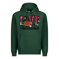 Sports Green love halloween Premium Hoodie - CowhideDigitalArt