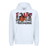 White love halloween Premium Hoodie - CowhideDigitalArt