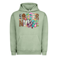 Pigment Oil Green Easter Nurse Easter Day Urban Hoodie - Neo Western