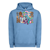 Pigment Pebble Blue Easter Nurse Easter Day Urban Hoodie - Neo Western