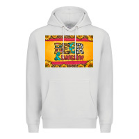 Dove Grey beer and sunshine skinny metal can holder Premium Hoodie - HRA Design Shop