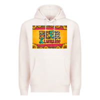Pale Pink beer and sunshine skinny metal can holder Premium Hoodie - HRA Design Shop