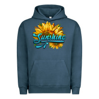 Pigment Midnight Navy sunshine Urban Hoodie - HRA Design Shop