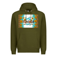 Army Green best teacher ever skinny metal can holder Premium Hoodie - HRA Design Shop