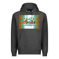 Charcoal Heather best teacher ever skinny metal can holder Premium Hoodie - HRA Design Shop