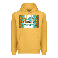 Mustard best teacher ever skinny metal can holder Premium Hoodie - HRA Design Shop