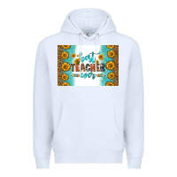 White best teacher ever skinny metal can holder Premium Hoodie - HRA Design Shop