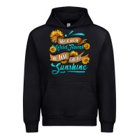 Black she was a wild flower in love with the sunshine Urban Hoodie - HRA Design Shop