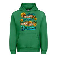 Emerald she was a wild flower in love with the sunshine Urban Hoodie - HRA Design Shop