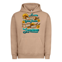 Pigment Burro she was a wild flower in love with the sunshine Urban Hoodie - HRA Design Shop