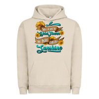 Pigment French Oak she was a wild flower in love with the sunshine Urban Hoodie - HRA Design Shop