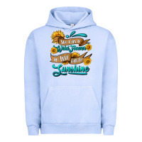 Pigment Grape Ice she was a wild flower in love with the sunshine Urban Hoodie - HRA Design Shop