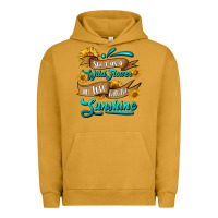 Pigment Peanut Butter she was a wild flower in love with the sunshine Urban Hoodie - HRA Design Shop