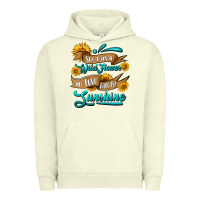 Pigment Pistachio she was a wild flower in love with the sunshine Urban Hoodie - HRA Design Shop