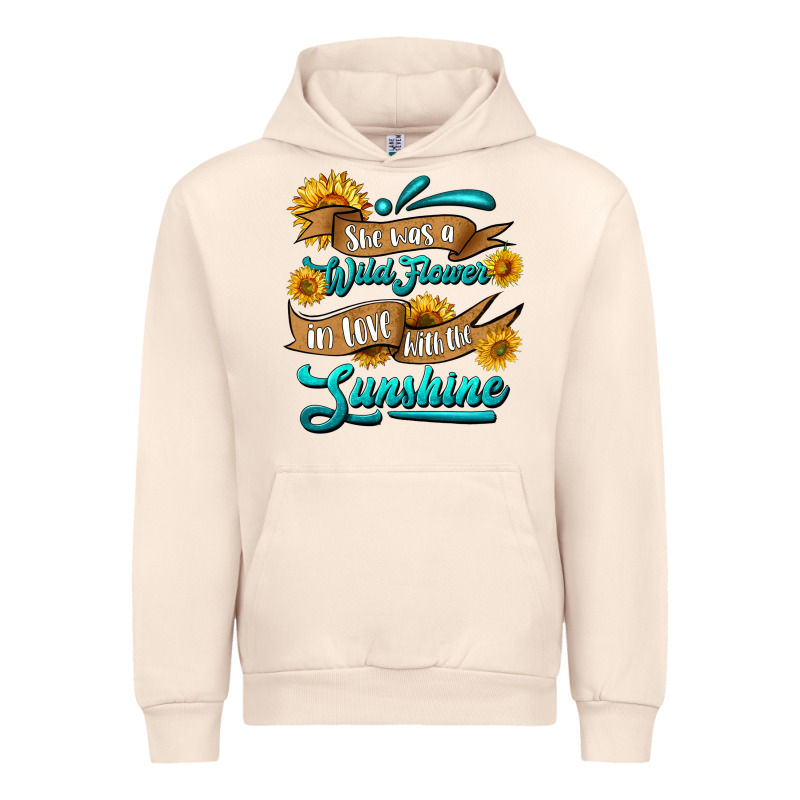 She Was A Wild Flower In Love With The Sunshine Urban Hoodie by HRA Design Shop | Teevron