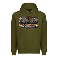 Army Green cowboy take me away Premium Hoodie - SublimationCraftShop