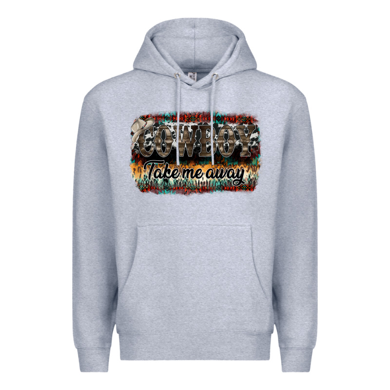 Cowboy Take Me Away Premium Hoodie by SublimationCraftShop | Teevron