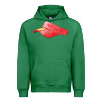 Emerald red softball visor fa element Urban Hoodie - FaDigitalArtStudio
