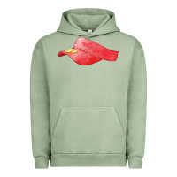 Pigment Oil Green red softball visor fa element Urban Hoodie - FaDigitalArtStudio