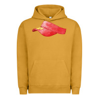 Pigment Peanut Butter red softball visor fa element Urban Hoodie - FaDigitalArtStudio