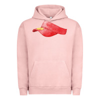 Pigment Salmon red softball visor fa element Urban Hoodie - FaDigitalArtStudio