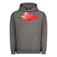 Pigment Tornado red softball visor fa element Urban Hoodie - FaDigitalArtStudio