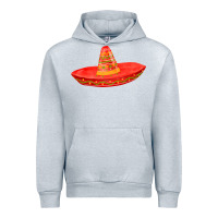 Heather Grey red sombrero fa element Urban Hoodie - FaDigitalArtStudio