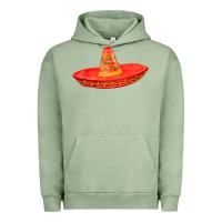 Pigment Oil Green red sombrero fa element Urban Hoodie - FaDigitalArtStudio