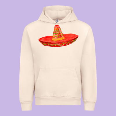 Red Sombrero Fa Element Urban Hoodie Designed By Fadigitalartstudio
