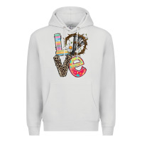 Dove Grey Love crown of thorns Easter Day Premium Hoodie - CowGirlArtShop