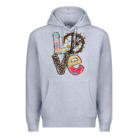 Heather Grey Love crown of thorns Easter Day Premium Hoodie - CowGirlArtShop