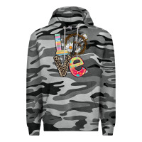 Slate Camo Love crown of thorns Easter Day Premium Hoodie - CowGirlArtShop