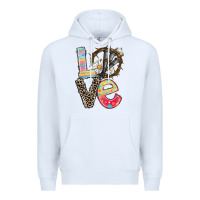 White Love crown of thorns Easter Day Premium Hoodie - CowGirlArtShop