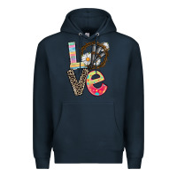 Navy Love crown of thorns Easter Day Premium Hoodie - CowGirlArtShop