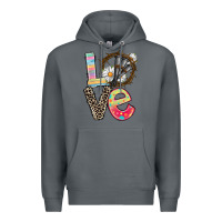 Rock Love crown of thorns Easter Day Premium Hoodie - CowGirlArtShop