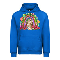 Cobalt Easter rainbow Bunny Easter Day Urban Hoodie - Neo Western