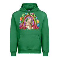 Emerald Easter rainbow Bunny Easter Day Urban Hoodie - Neo Western