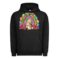 Pigment Black Easter rainbow Bunny Easter Day Urban Hoodie - Neo Western